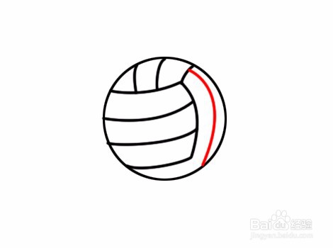简笔画--排球怎么画
