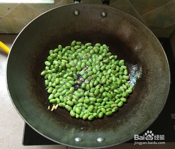 毛豆米煎鸡蛋的烹饪方法