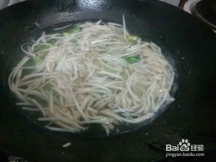 蒜苔炒杏鲍菇