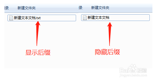 如何设置显示或隐藏文件类型的扩展名
