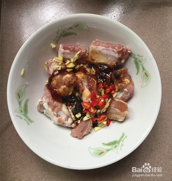如何自制香菇蒸排骨