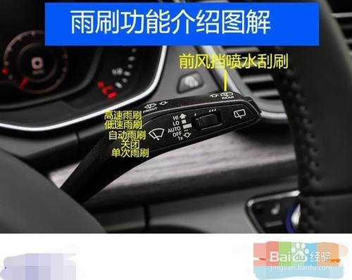 汽车雨刮器开关使用图解