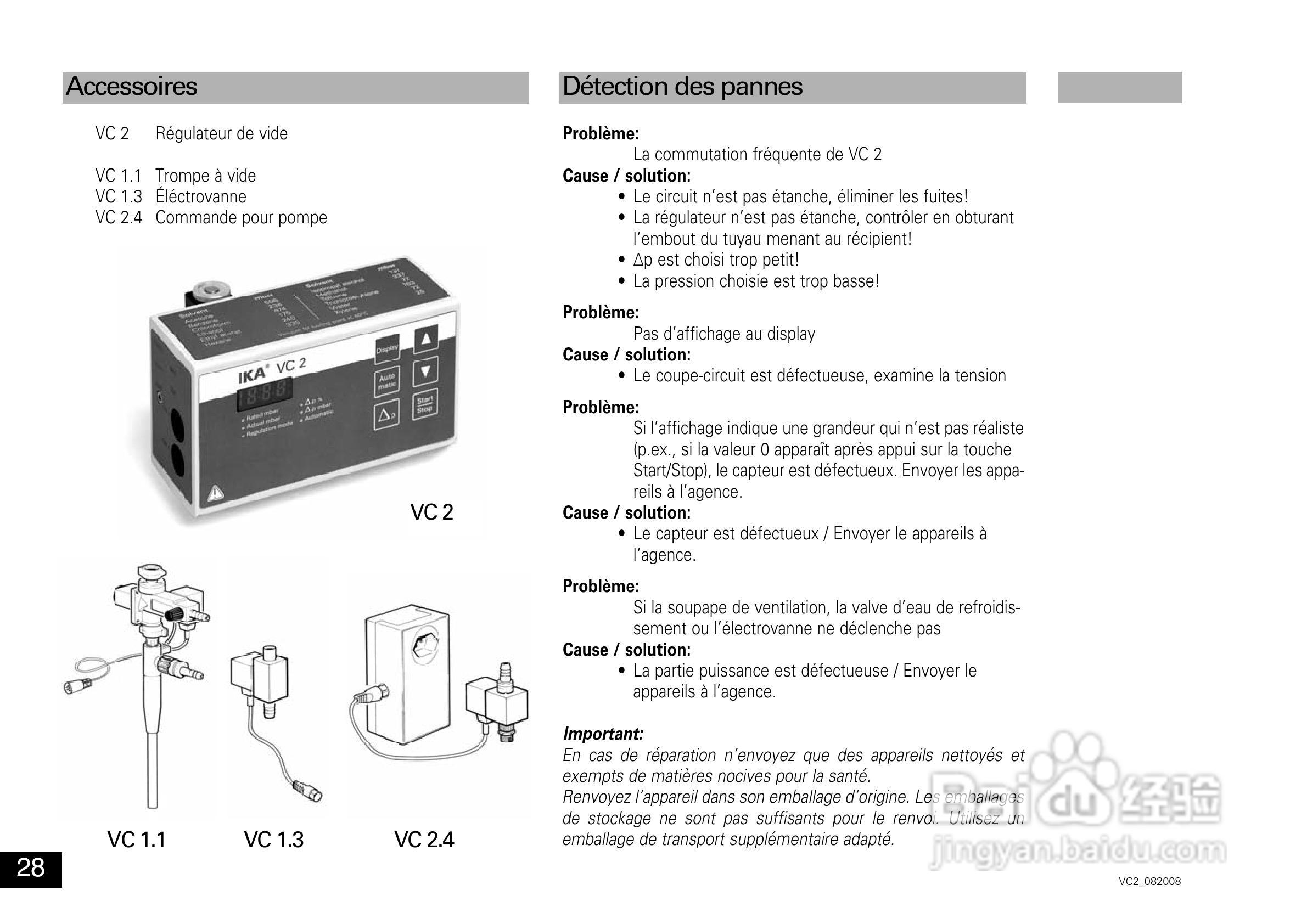 IKA VC2真空控制器使用说明书:[3]