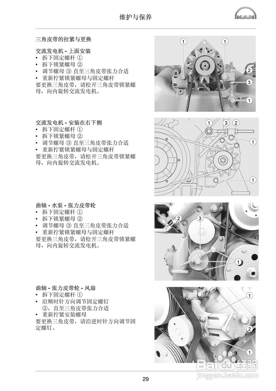 MAN工业柴油发动机操作说明书:[4]