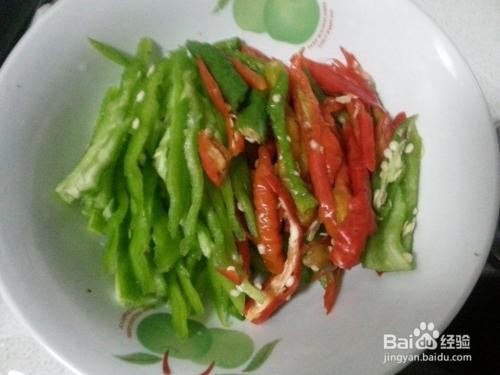 尖椒爆炒豆腐皮
