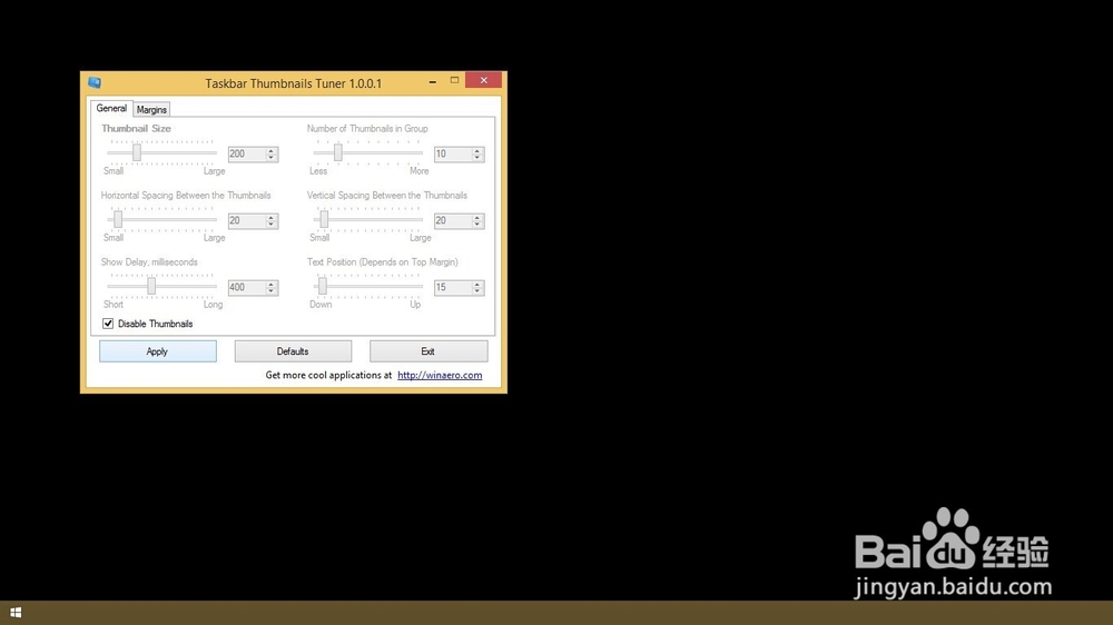 windows7/8/8.1完全彻底关闭任务栏缩略图