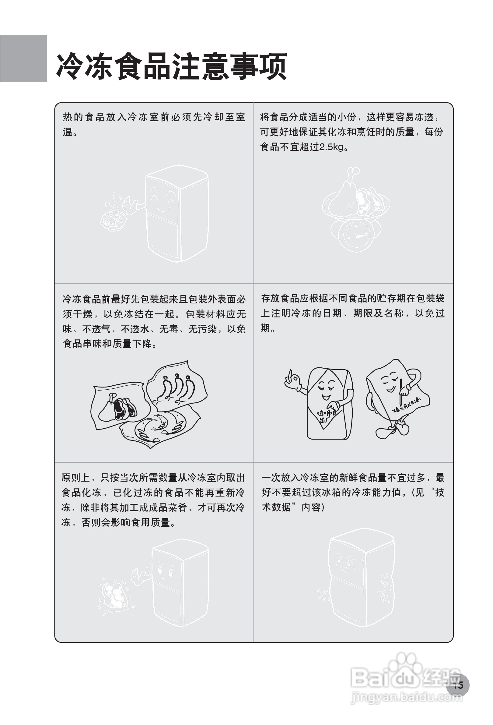 海尔冰箱BCD-208GM型说明书:[2]