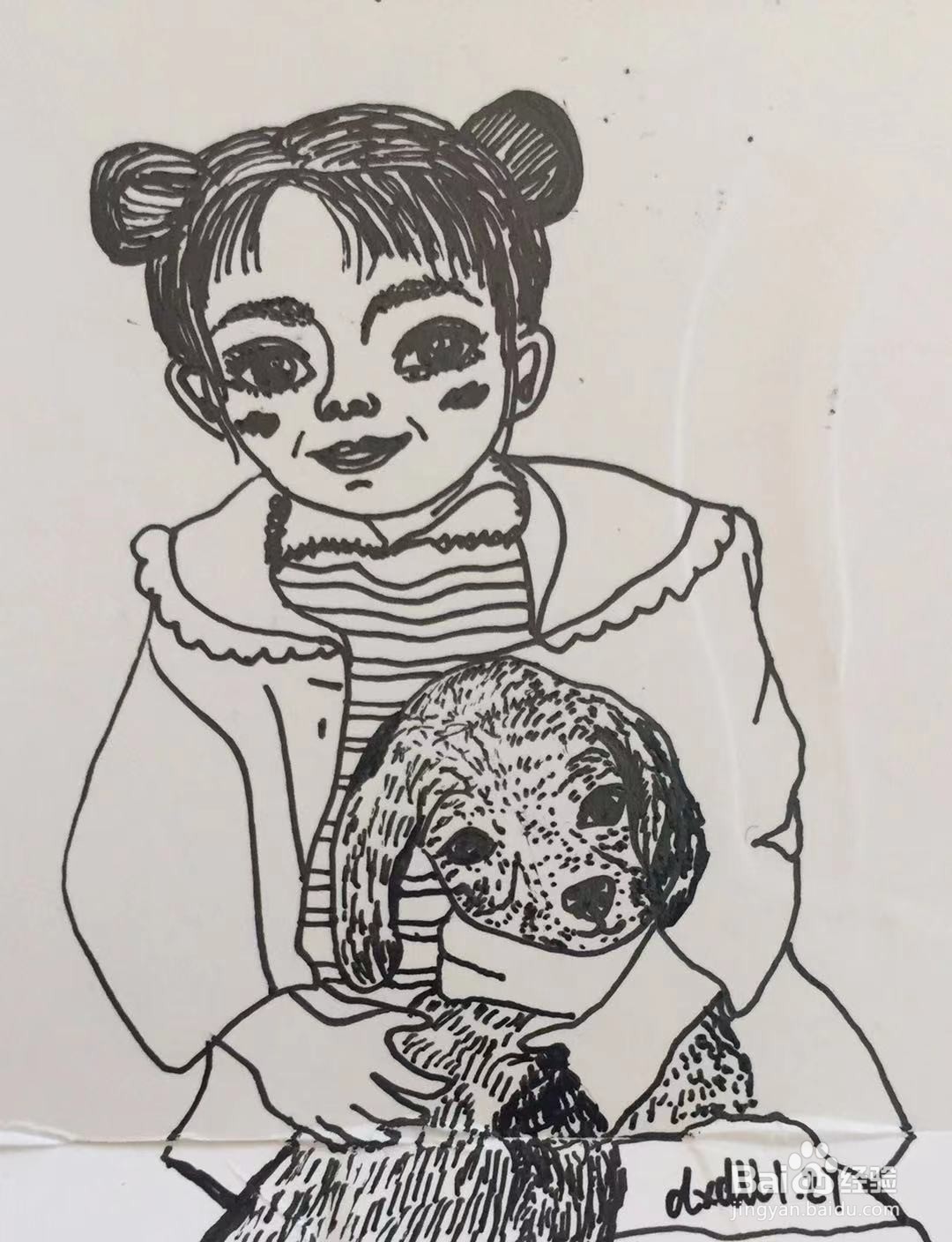 插画教程之艾莎与宠物狗