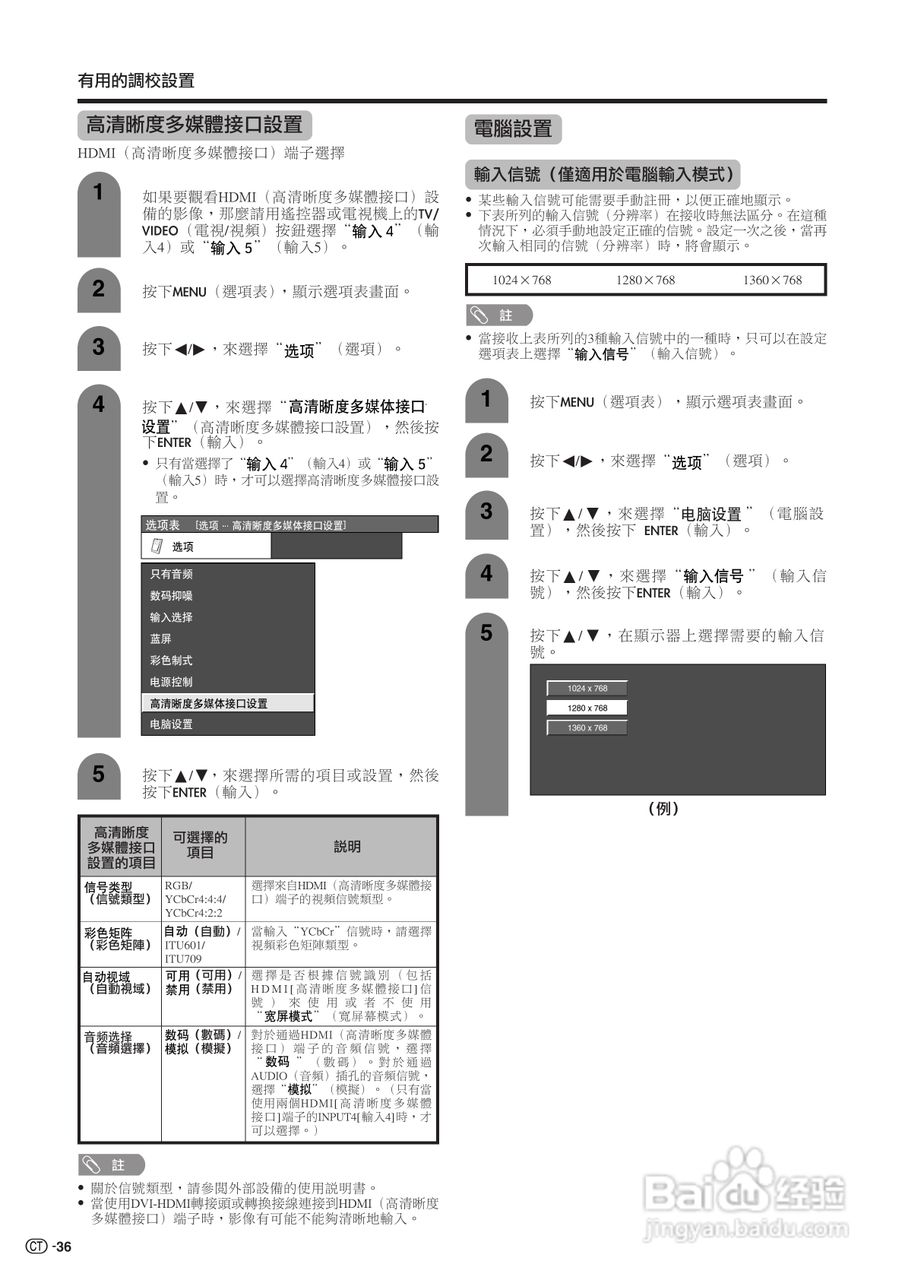 声宝LC-32BX6H型液晶电视机说明书:[4]