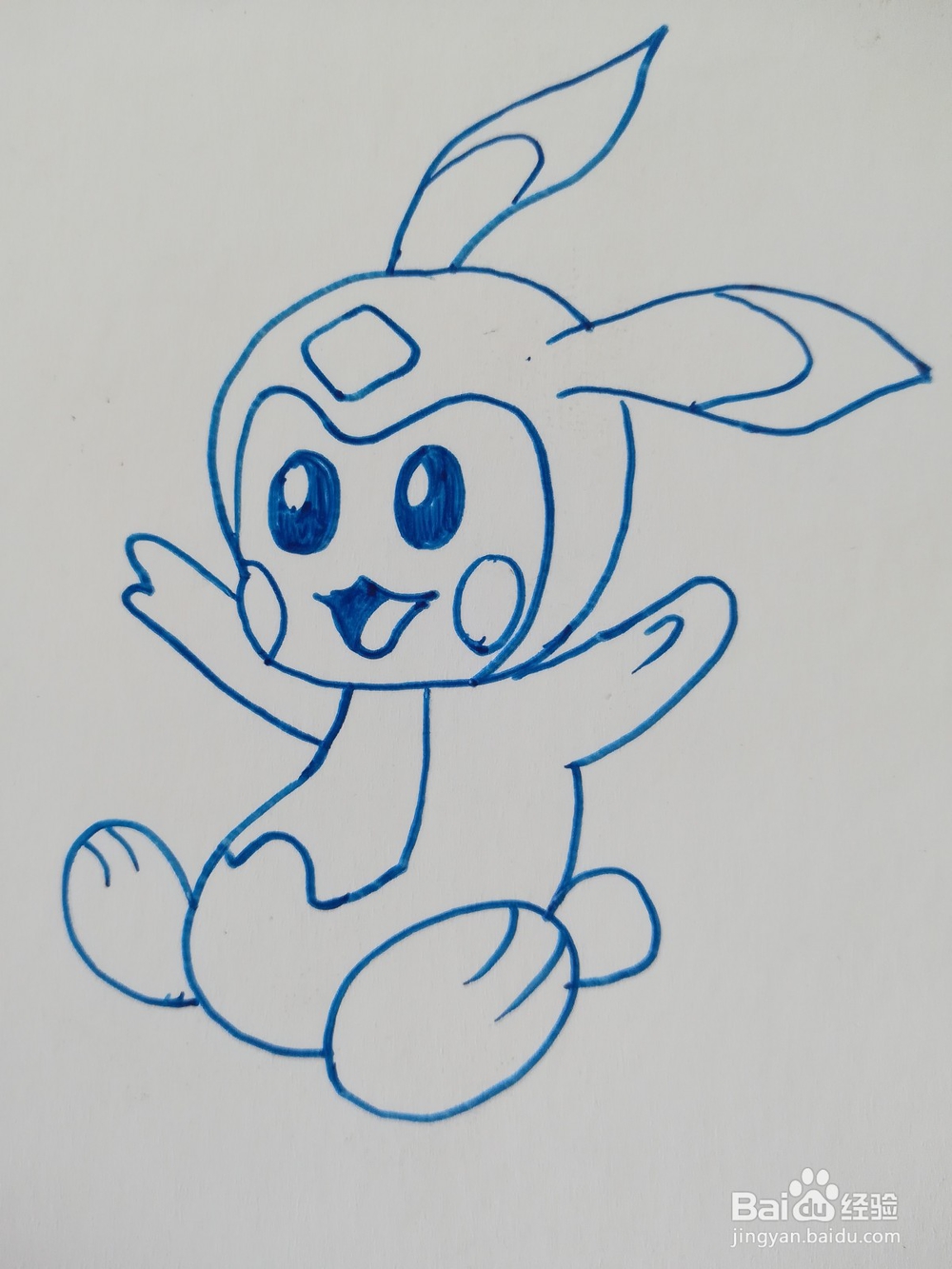 怎么画赛尔号里面的米咔