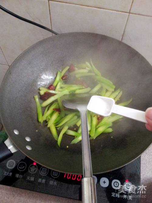 炒菜心梗的做法