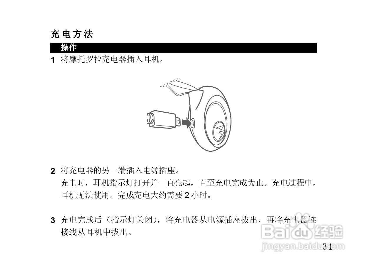 摩托罗拉HT820蓝牙耳机使用说明书:[5]