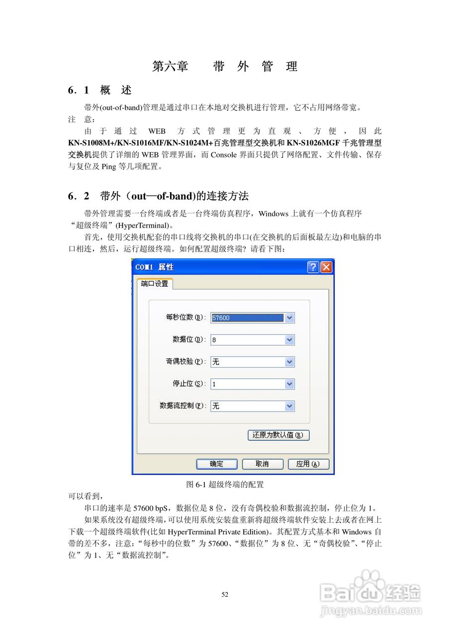 KN-S1026MGF以太网交换机使用说明书:[6]