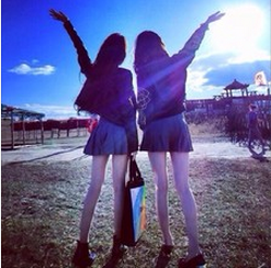 闺蜜照这样拍好看