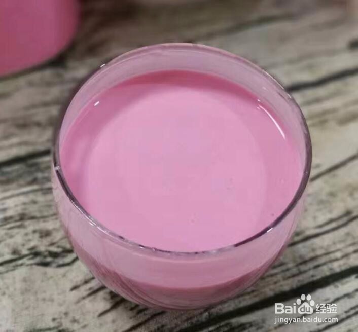 自制火龙果酸早餐奶,孩子年轻人早餐简单搭配法