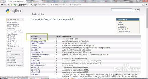 Python如何安装标准库 Reportlab为例 百度经验 Python如何安装标准库 Reportlab为例 百度经验