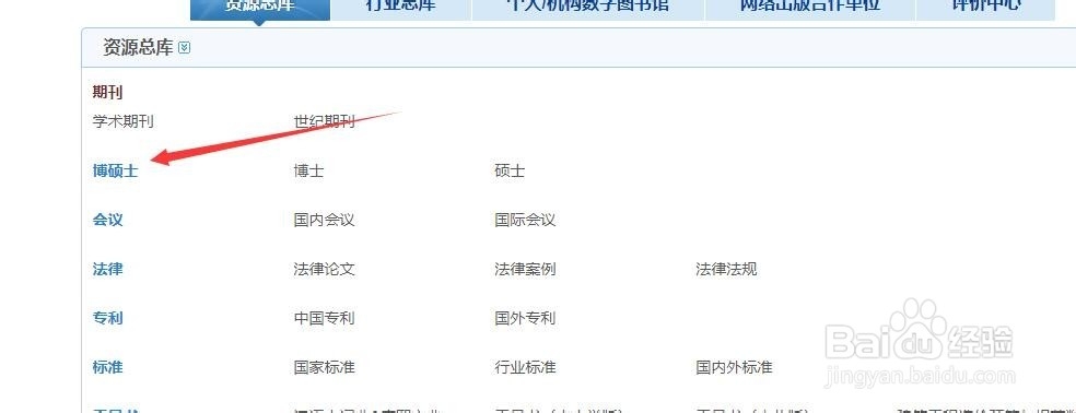 使用中国知网查询硕博论文的几种方法