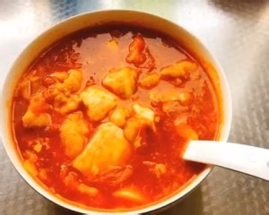 美食汤羹--番茄豆花鱼