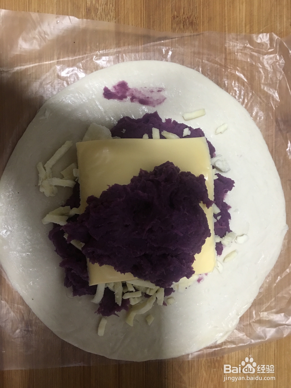 超级简单芝士紫薯拔丝饼