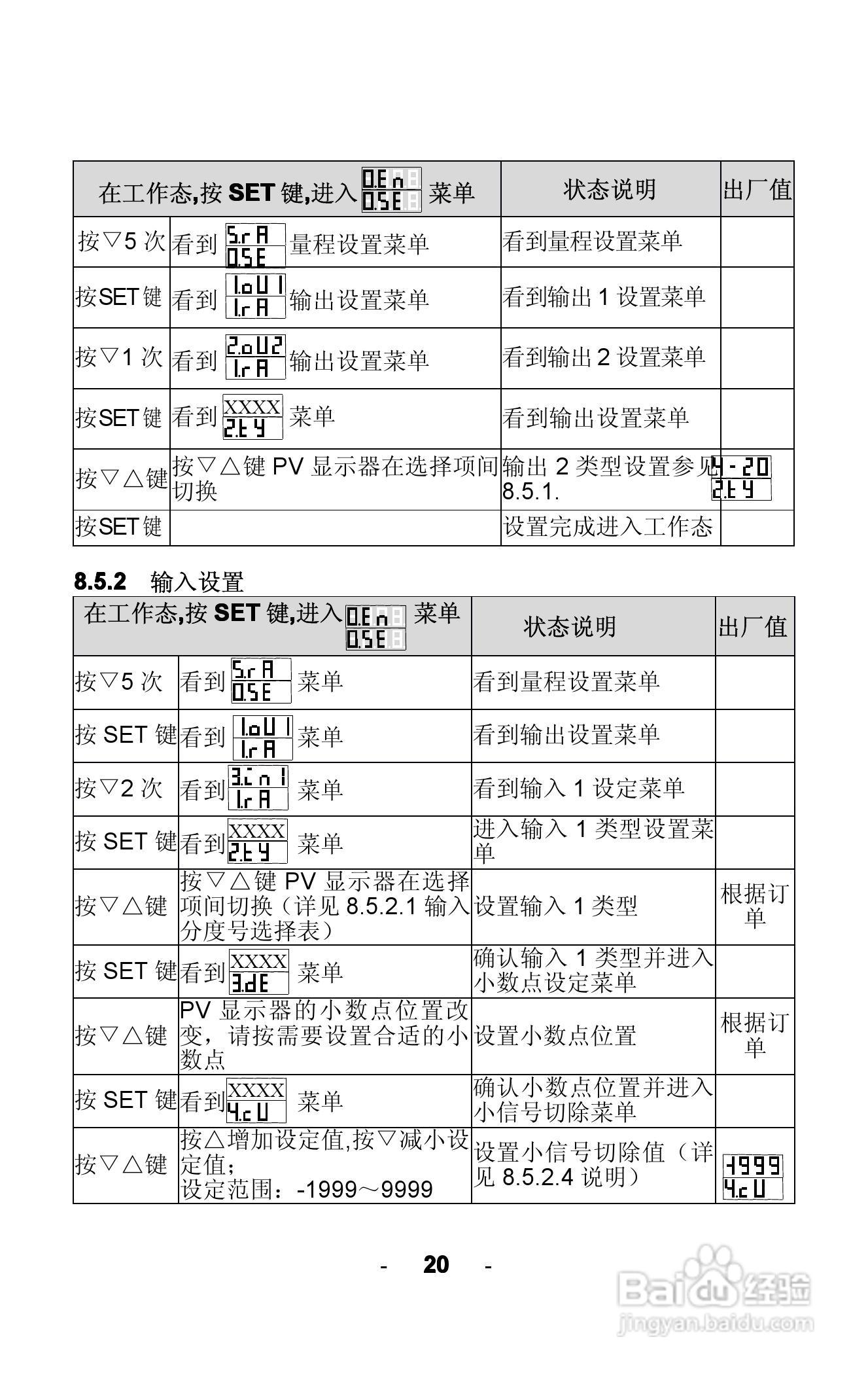 AOGA5000 AOGA6000智能光柱PID调节器使用手册:[3]