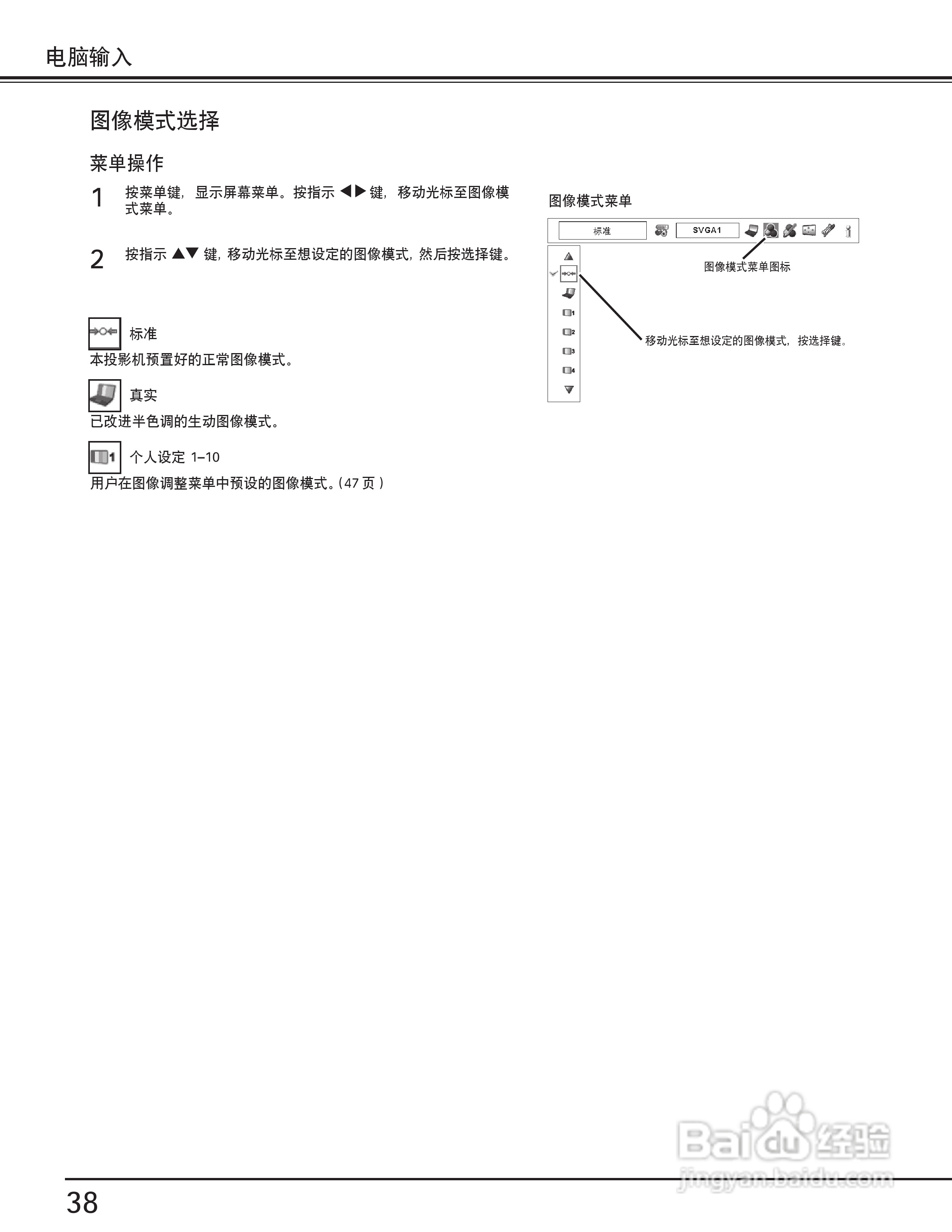 EIKI爱其 LC-X80说明书:[4]