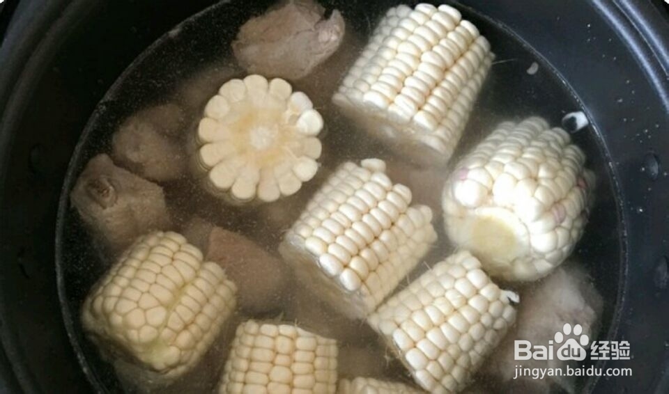 高压锅玉米炖排骨