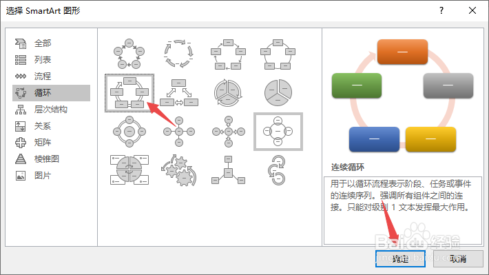 PPT如何制作连续循环图