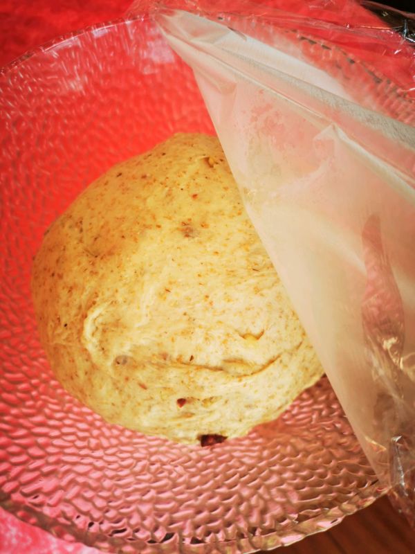 蔓越莓核桃红糖软欧