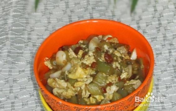 茄子鸡蛋酱的做法