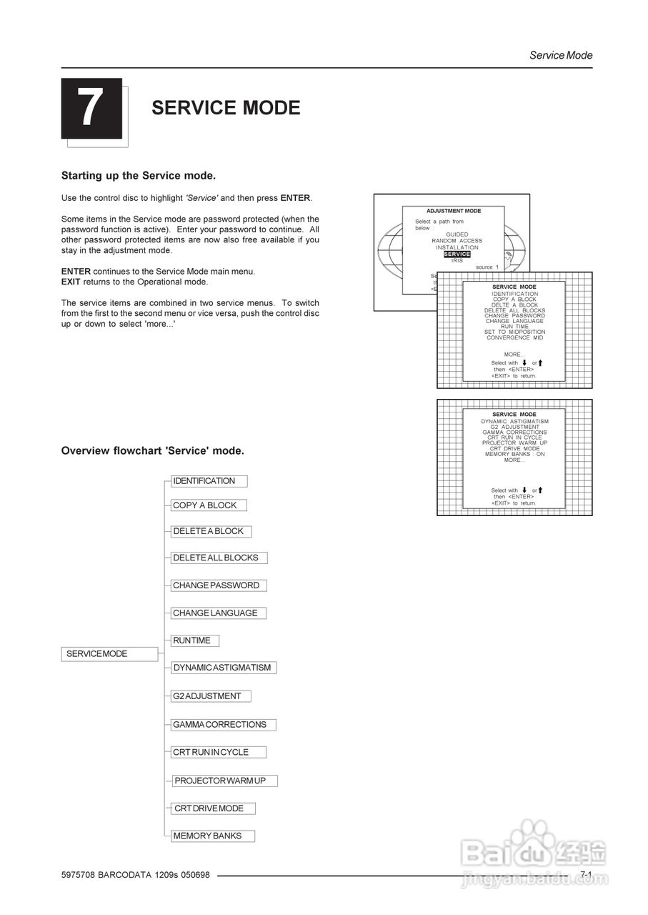 Barco巴可 DATA 1209S投影机说明书:[4]