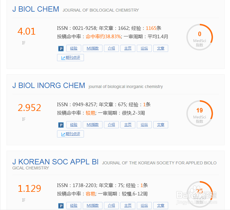 如何查询SCI论文的影响因子