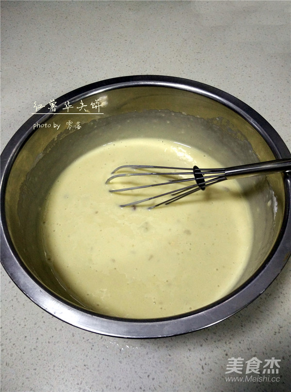 红薯华夫饼的做法