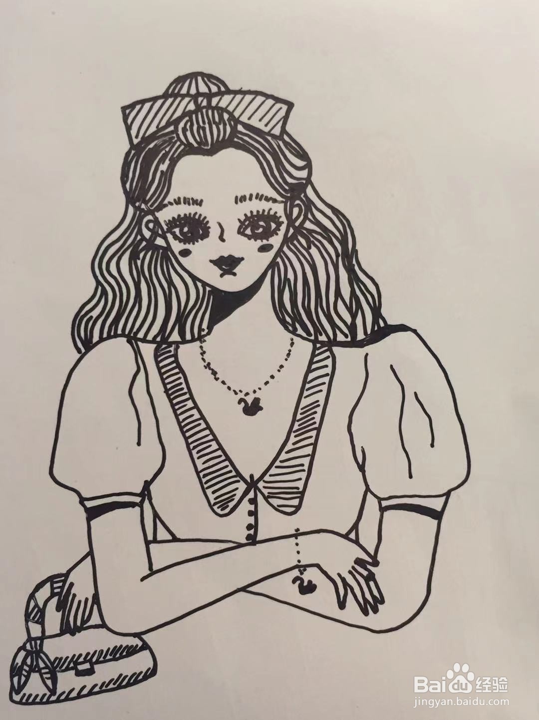 插画教程之金融学硕士爱莎