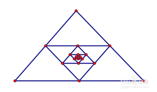 几何画板构造中点三角形