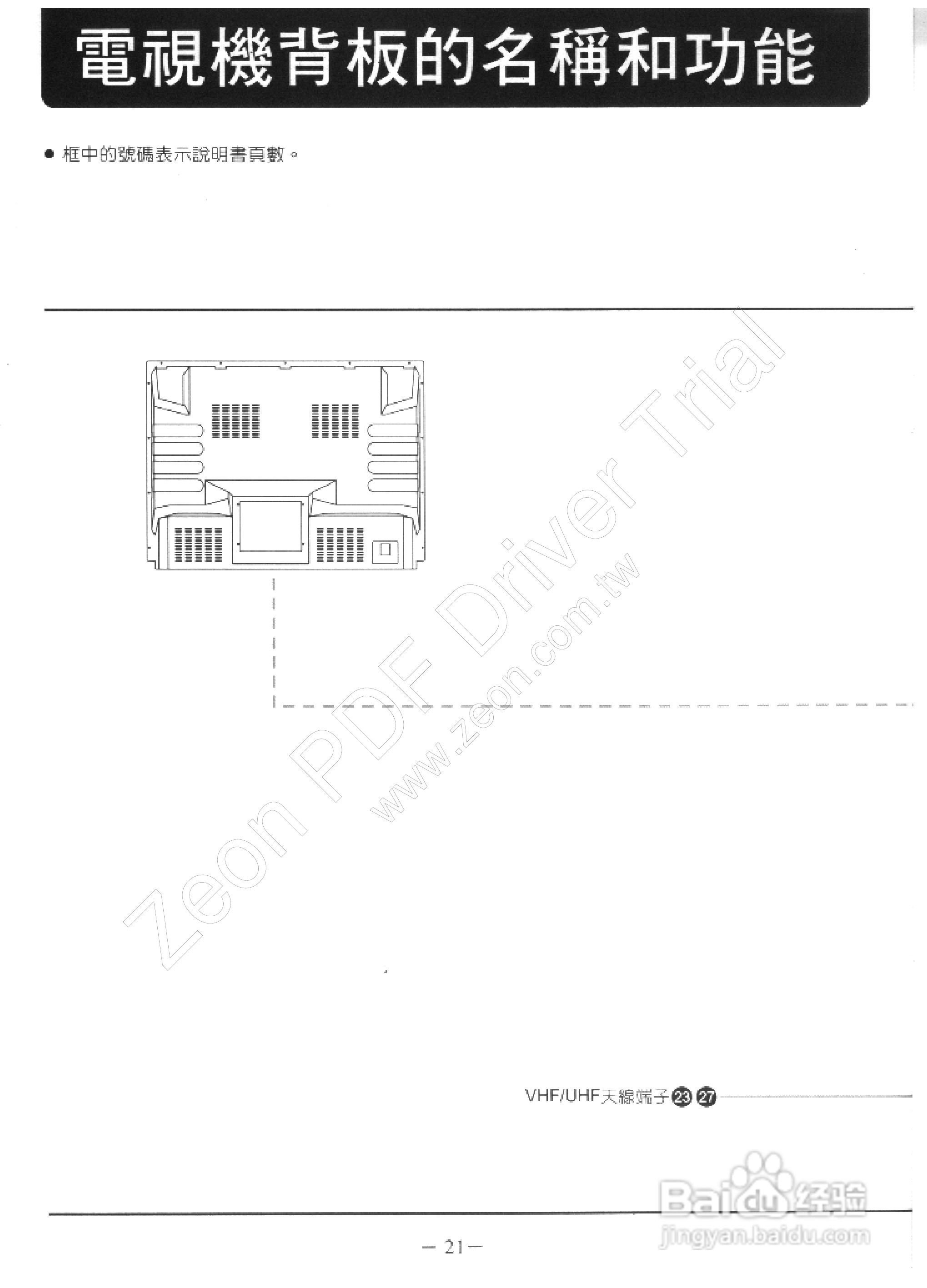 歌林CT-29FV1型电视机使用说明书:[3]