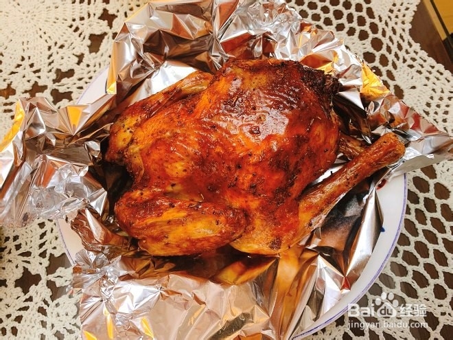 如何制作脆皮蒜香烤鸡