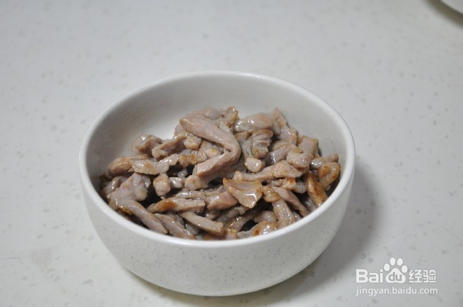 教你做豆芽炒肉丝