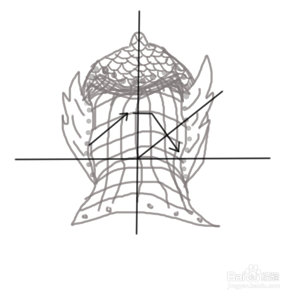 游戏人物盔甲的鼠绘效果是怎样做出来的?(一)