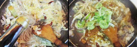 泡菜苕粉肉丝的做法
