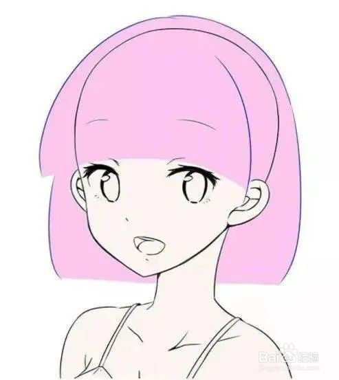 漫画头发怎么画