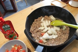 番茄肉酱芝士焗饭