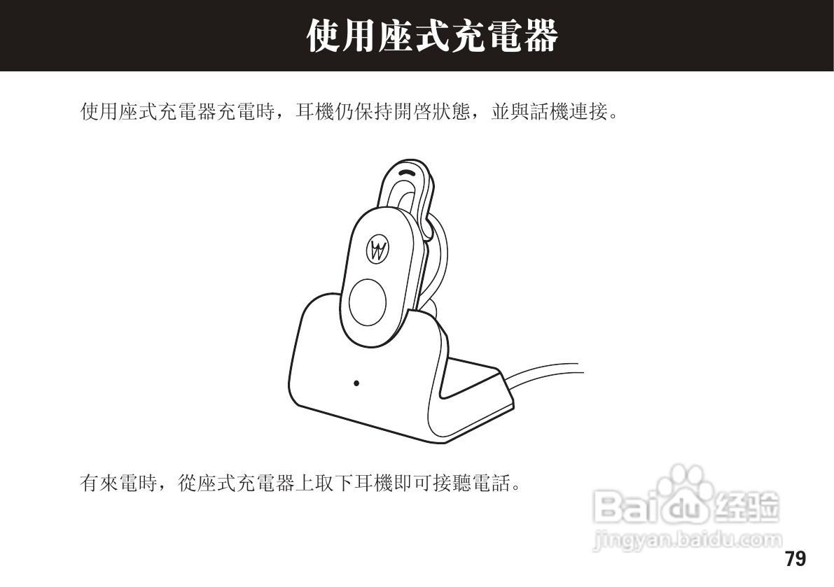 摩托罗拉H15蓝牙耳机使用说明书:[8]