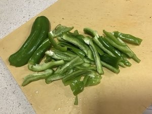 青椒吻仔鱼和风意大利面