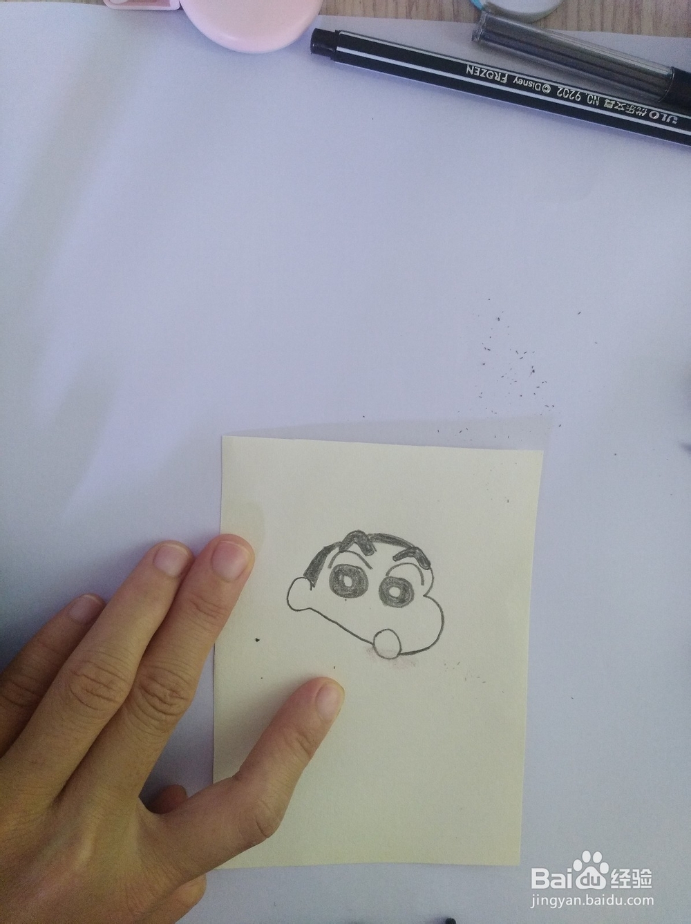 简笔画-画蜡笔小新