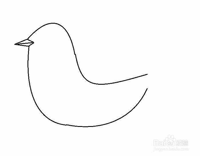 小鸡的简笔画画法