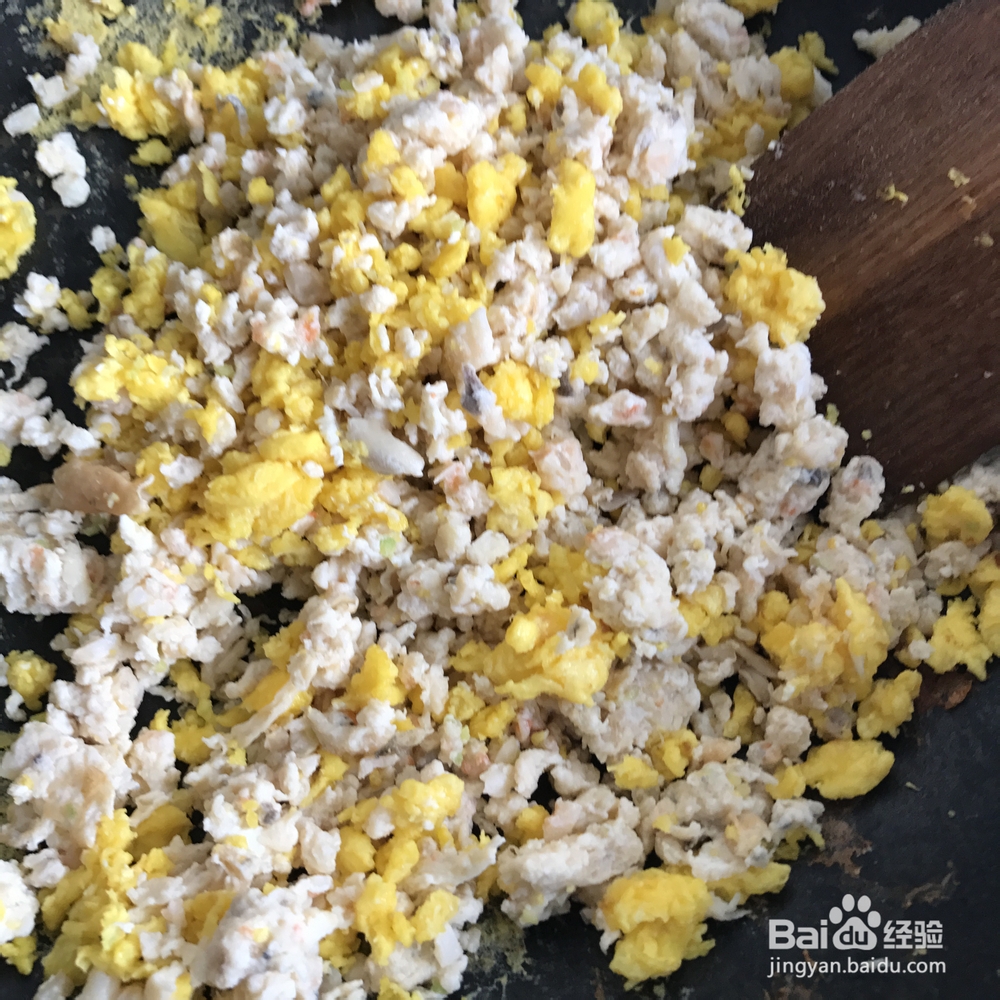 应该这样做蟹粉蛋盏大口蟹肉