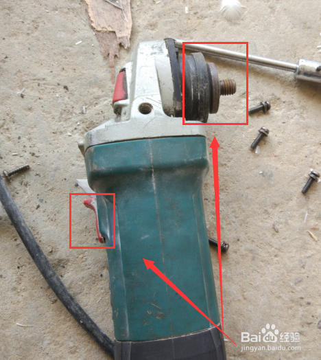 图示简单操作调整切割打磨机的位置避免误伤