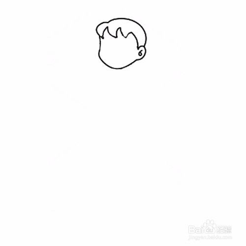 简笔画 如何画哆啦a梦野比玉子的简笔画 百度经验