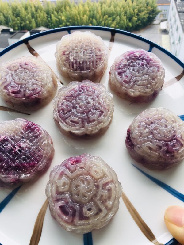 蔓越莓西米水晶饼