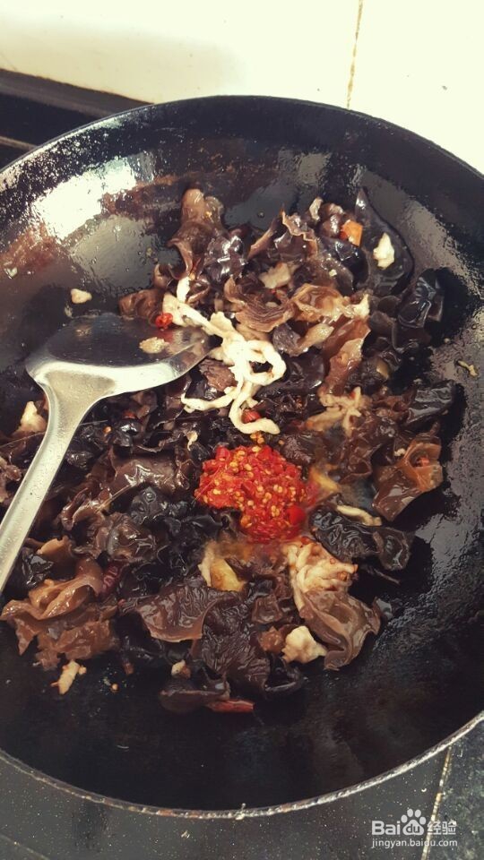 家常木耳黄瓜肉片的做法